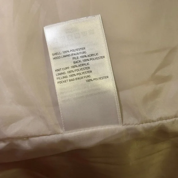 Laundry by Design Ivory Puffer Jacket with Faux Fur - Picture 11 of 12